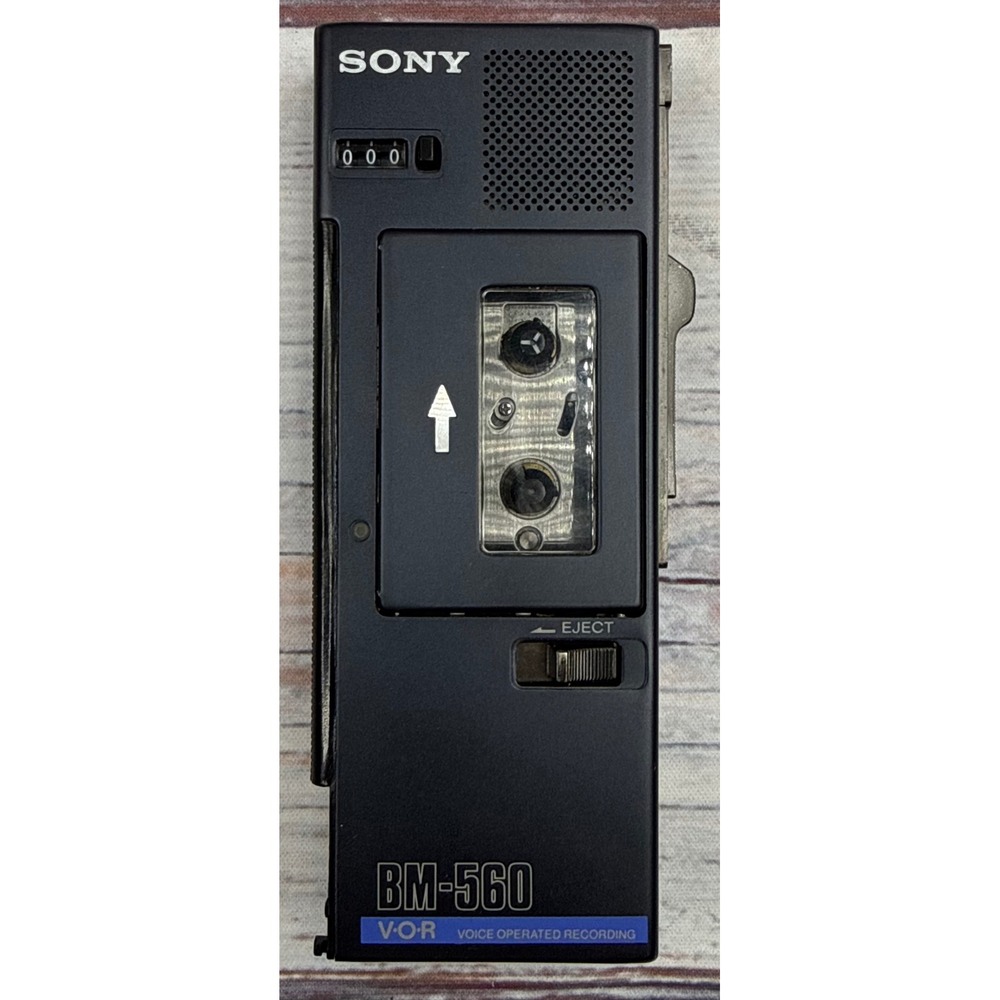Sony BM-560 Microcassette-Corder VOR Voice Operated Recording -Untested